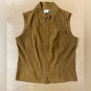 Studio C Camel Zip-Up Vest 8 (QG)